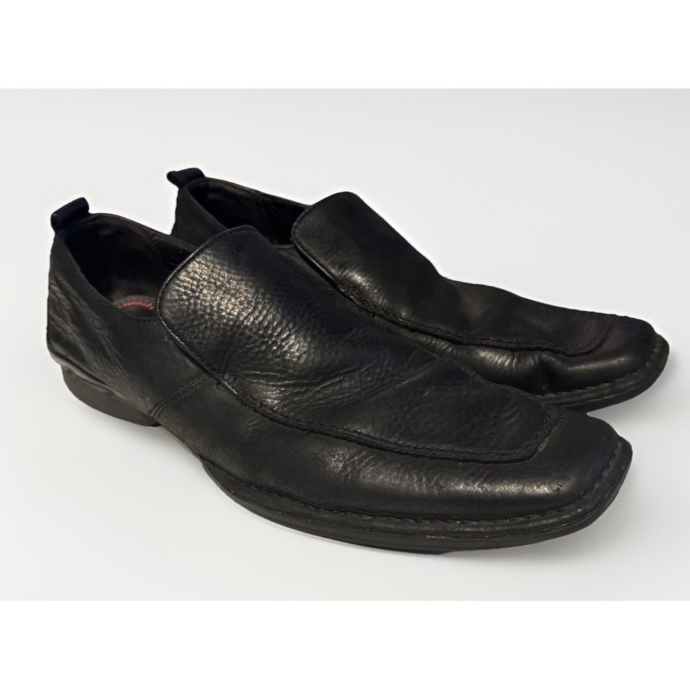 Guess Marciano Men's‎ Black Leather Slip-On Loafers Dress Shoes Size 11